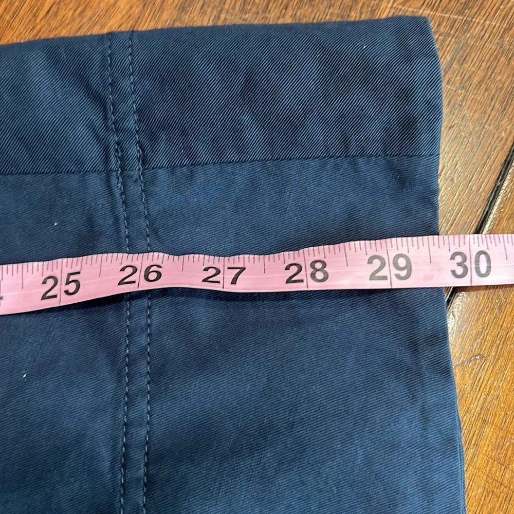 Club Monaco Navy Blue Belted A Line Midi Skirt Sz 00 NWT